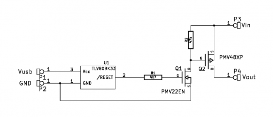 USB-Disk auto-power-off schematic