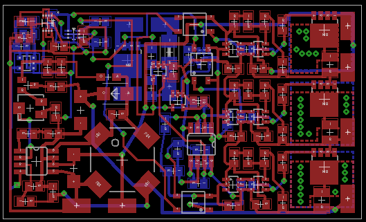 first version of the PCB