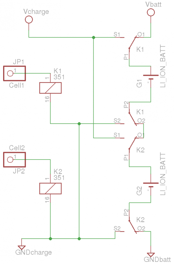 charging each cell alone