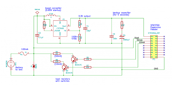 battery tester schematic