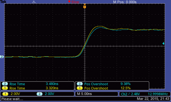 single 13 MHz square wave on TBS1052B-EDU